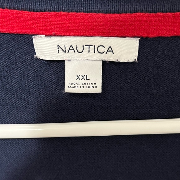 Blue/Red Striped Cardigan - Picture 6 of 6